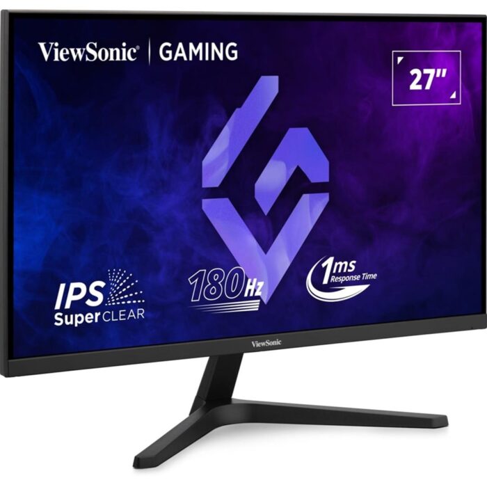 Viewsonic VX27G1-HD 27 Inch IPS Gaming Monitor, Full HD, 180Hz, G-sync, 2xHDMI, DisplayPort, 1ms, VESA - Image 2