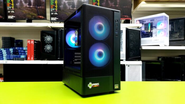 Cit F3M Black (2) New Custom Pro Gaming PC / AMD Ryzen 5 5600GT 4.40GHz / 16GB RAM / 1TB NVMe / Radeon Graphics - Image 1