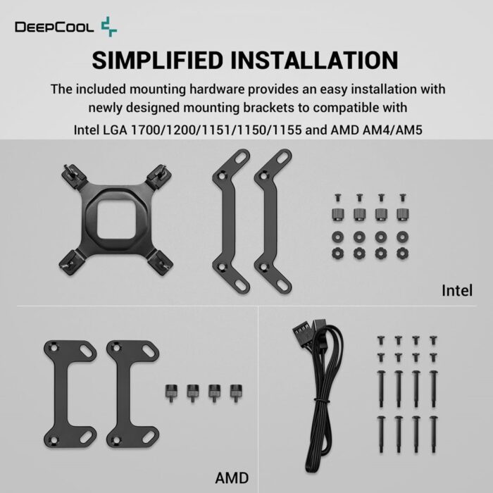 DeepCool Mystique 240mm AIO 2.8" TFT LCD Screen - Image 5