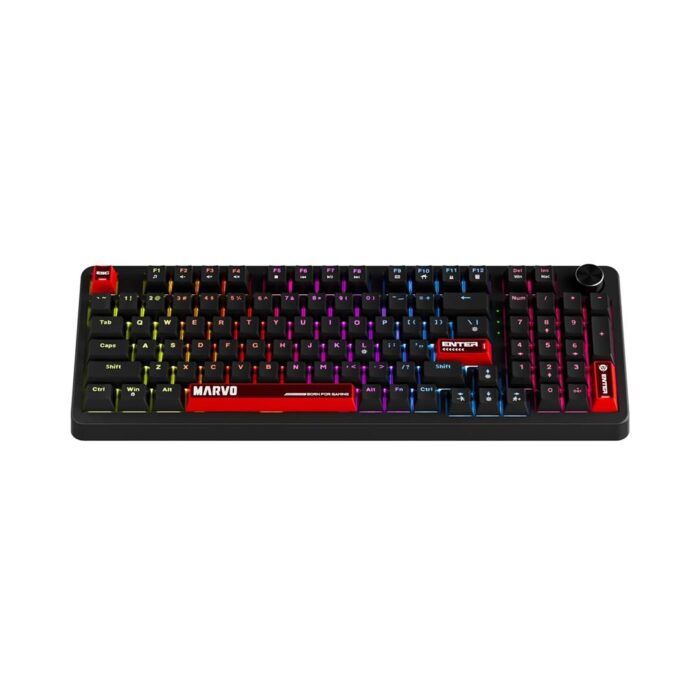 Marvo Scorpion KG937 Arma 98 Wired Hot Swappable Mechanical Backlit UK Layout Gaming Keyboard - Image 3