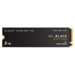 2TB WD_BLACK SN7100 2 NVMe SSD, M.2 2280, Read speeds up to 7250 MB/s, Write Speed up to 6,900 MB/s
