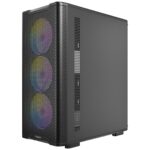 Antec VX310 ARGB Mid-Tower Gaming Pre-Installed 4 x 120mm ARGB Fans, Tempered Glass Side Panel, High-Airflow - Image 3