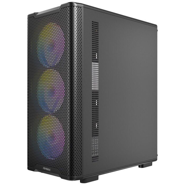 Antec VX310 ARGB Mid-Tower Gaming Pre-Installed 4 x 120mm ARGB Fans, Tempered Glass Side Panel, High-Airflow - Image 3