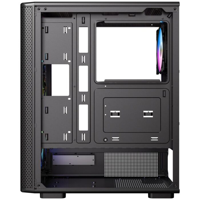 Antec VX310 ARGB Mid-Tower Gaming Pre-Installed 4 x 120mm ARGB Fans, Tempered Glass Side Panel, High-Airflow - Image 4