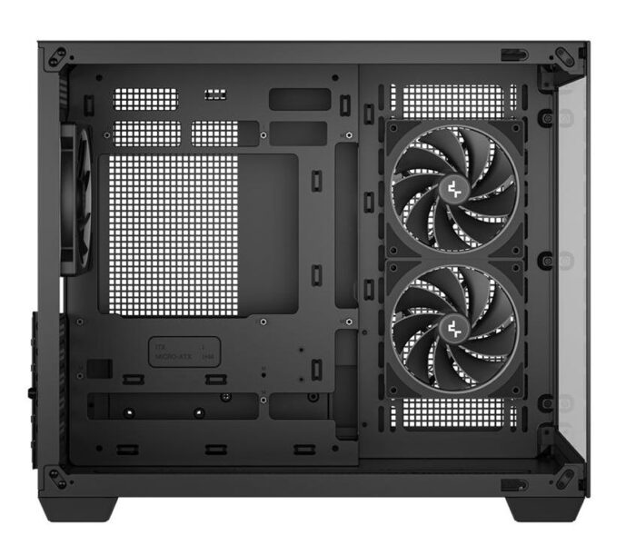 DeepCool CG330 3F ARGB Dual Chamber Micro-ATX Tower Case - Image 5