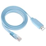 RJ45 to USB Network Console Cable Adapter Converter for Cisco Switch Router, 1.8m