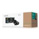 DeepCool LM240 Liquid CPU Cooler with 2.4" IPS Display, 240mm AIO, Intel LGA 1851/1700 & AMD AM5 Compatible, Black - Image 2