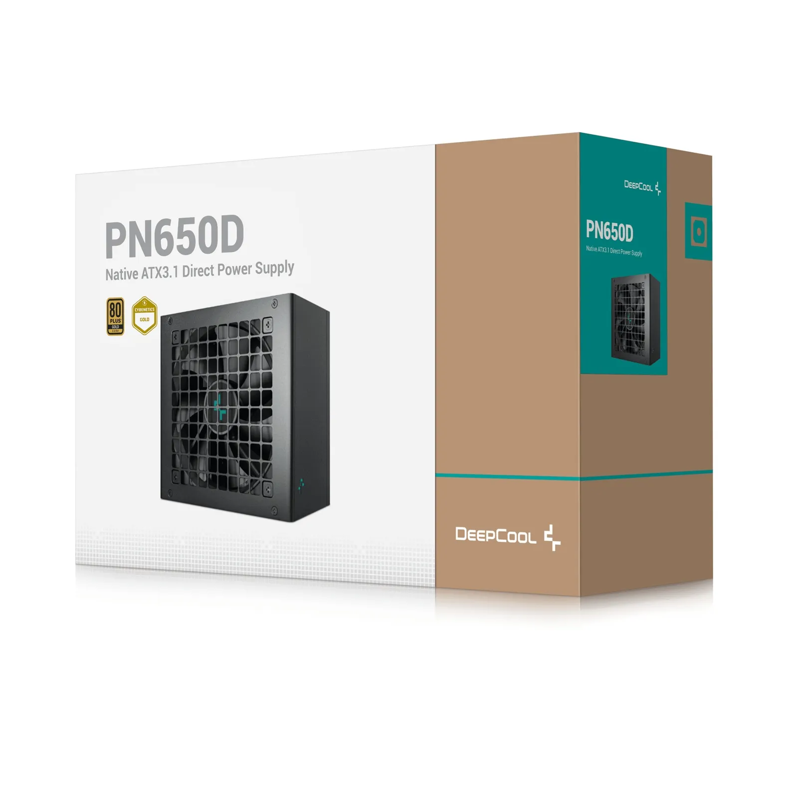 DeepCool PN650D 450W (1) DeepCool PN650D 450W Power Supply, ATX, 80 PLUS Gold, Non-Modular - Image 1