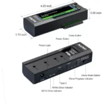 Maiwo USB Type-C, Dual Bay HDD/NVMe M2 SSD 10Gbps Clone Converter For 2.5" and 3.5" SATA, Clone SATA to NVMe Instantly - Image 2