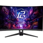 ASRock Phantom Gaming PG27FRS1A 27 Inch FHD (1920 x 1080) Curved Gaming Monitor, 280Hz, 1ms