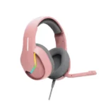 Marvo Scorpion H8618 Tactic 40 USB 2.0 Wired Gaming RGB Headset (Pink)